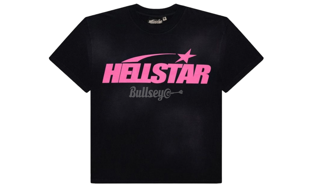 Hellstar Classic T-Shirt (Regular Logo) Black/Pink