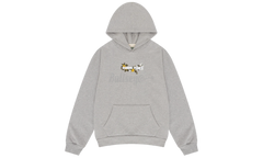 Denim Tears Embroidered Logo Grey Hoodie