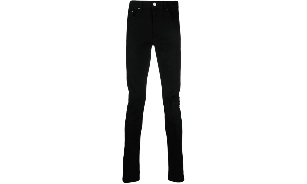 AMIRI Broken Ripped Jeans Black