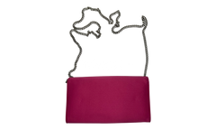 Jimmy Choo Madeline Satin Wallet On Chain