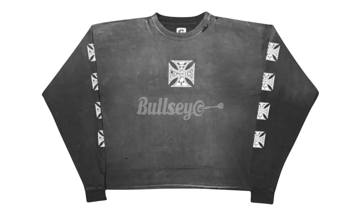 HMDD Biker Washed Black Longsleeve T-Shirt