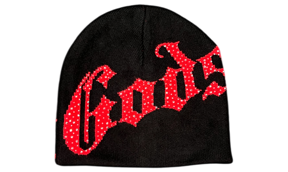 Godspeed OG Logo Studded Black/Red Beanie