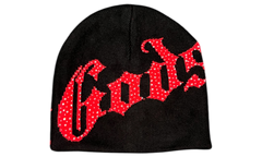 Godspeed OG Logo Studded Black/Red Beanie