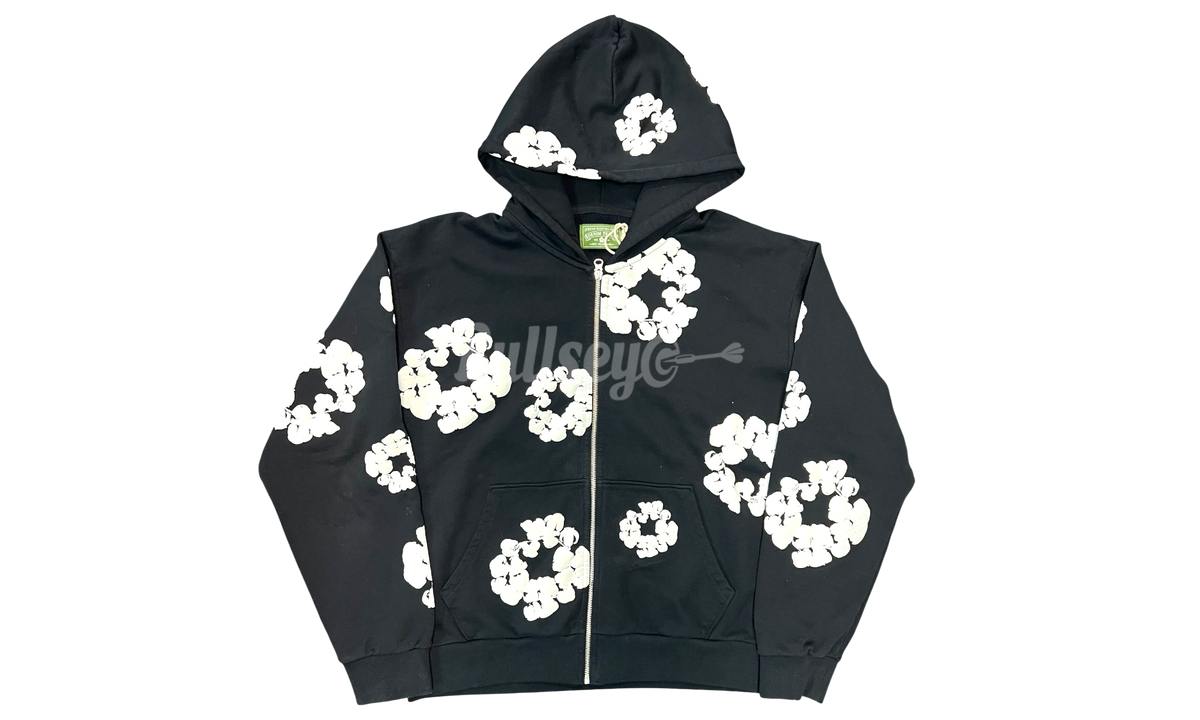 Denim Tears Cotton Wreath Zip Hoodie Black (PreOwned)
